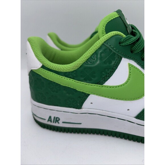 Nike Air Force 1 Low St. Patrick’s Day 2020 Size 5 Authentic Green VNDS - Picture 6 of 16